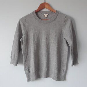 J Crew 100% Merino Wool Top L